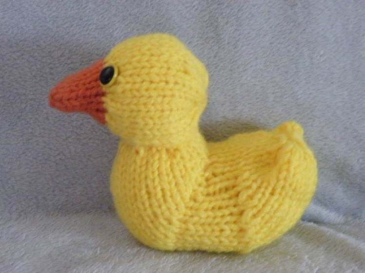 How to Loom Knit a Duck