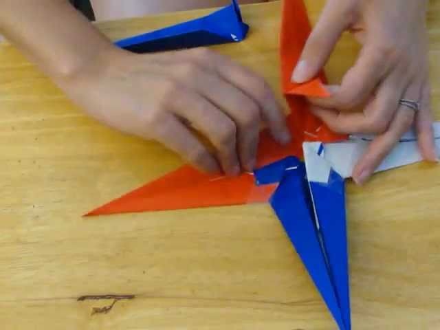 How to make a Fourth of July Patriotic Origami Star