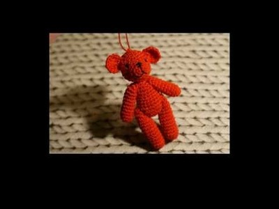How to make a little crochet teddy bear - easy :)