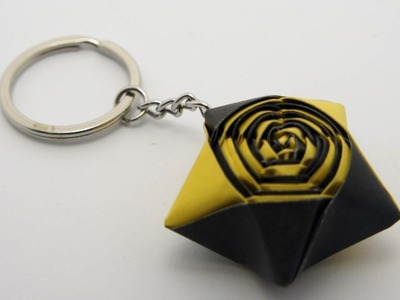 How to make an Origami Star Keychain