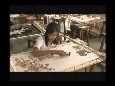 Introduction to Kalaga Tapestry in Myanmar - History ,Craft in Process and the workshop atmosphere