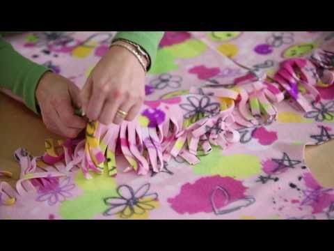Learn with Jo-Ann how to make no-sew fleece robe