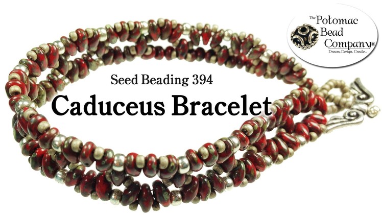Make a Caduceus Bracelet (Seed Beading 394)