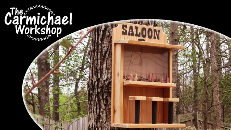 Make a Saloon Bird Feeder - Easy DIY Weekend Woodworking Project