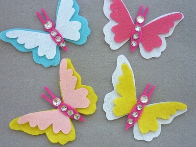 Make Bright Felt Butterflies - DIY Crafts - Guidecentral