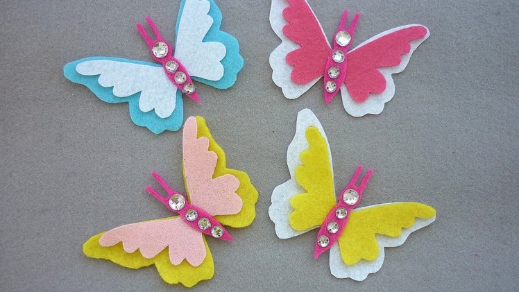Make Bright Felt Butterflies - DIY Crafts - Guidecentral