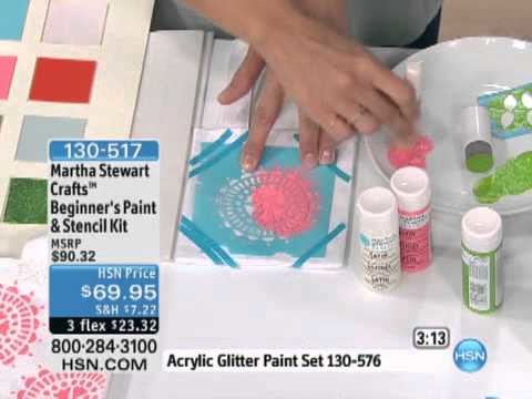 Martha Stewart Crafts Beginner's Paint and Stencil Kit