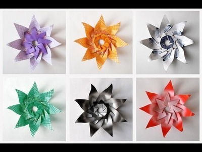 Modular Origami Lily Star -Tutorial