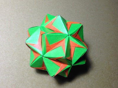 Modular Origami.  Sonobe 30units