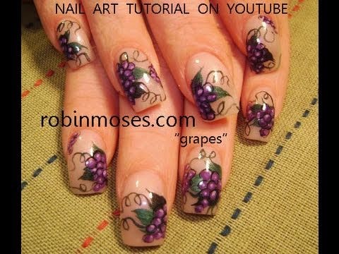 Nail Art Grapes