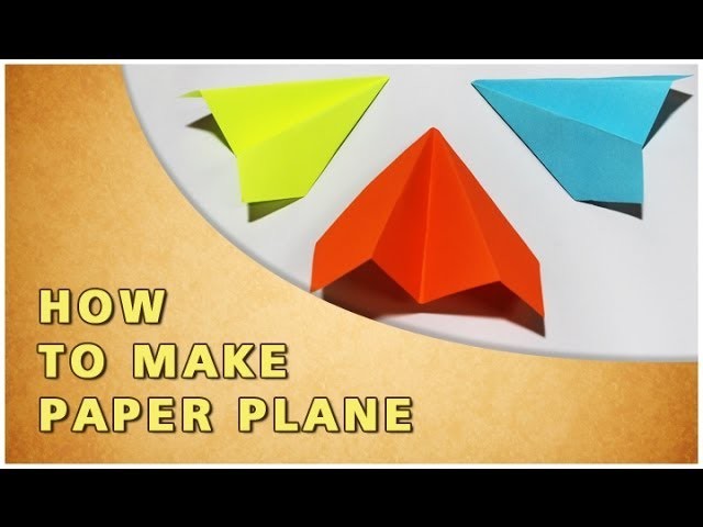 ORIGAMI, HOW TO MAKE PAPER PLANE, TRADITIONAL PAPER TOY, HINDI