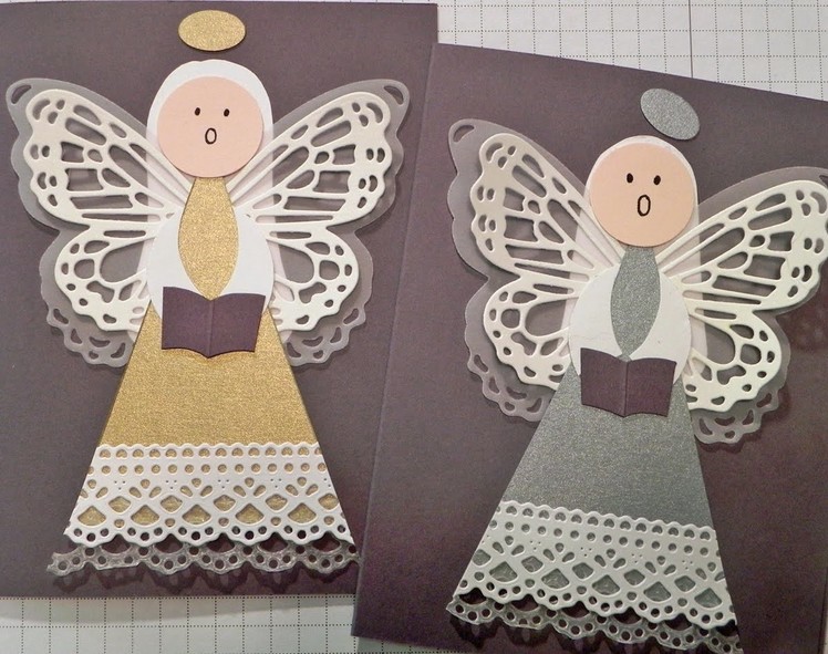 Paper Angel Card Design - Christmas Card Club 2014