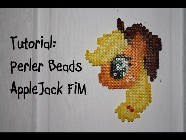 TUTORIAL: Applejack FiM - Perler Beads DIY