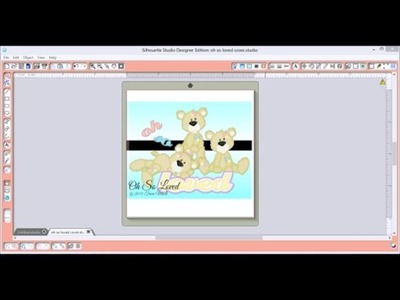 TUTORIAL Using Silhouette Cameo to Trace, Print & Cut for Premade Scrapbook Pages, Layouts,& Cards
