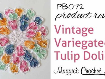 Vintage Variegated Tulip Doilies Set Product Review PB072