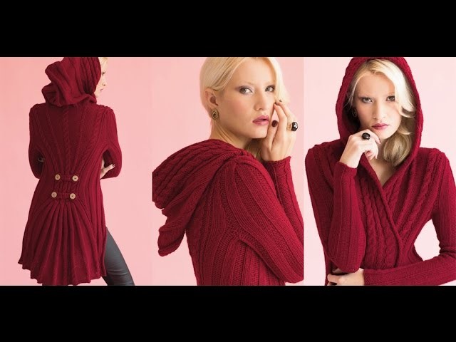 #16 Hooded Waistcoat, Vogue Knitting Holiday 2014