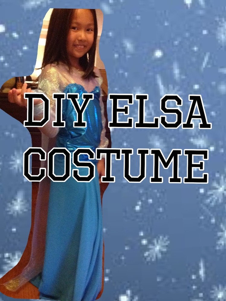Amazing and easy DIY Elsa from Frozen costume!!!