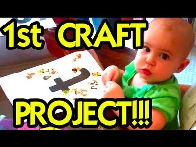 BABY'S FIRST ART & CRAFTS!!! - TheFunnyrats Family Vlog