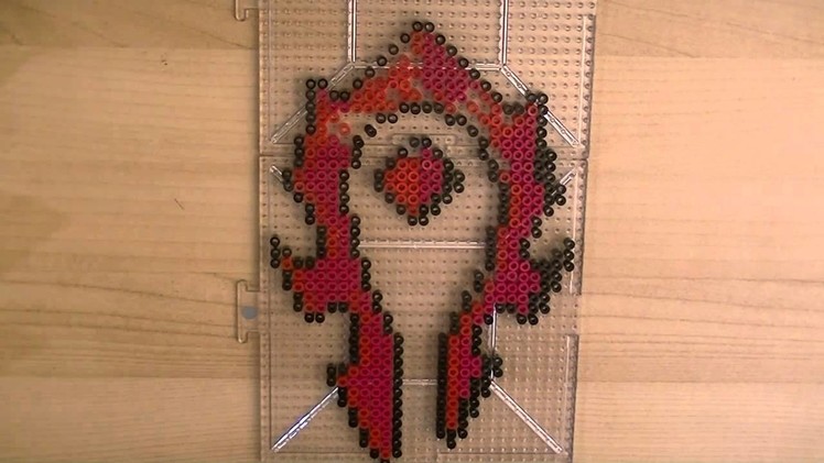 BEAD ART: Horde Logo! World of Warcraft! (Giveaway #20)