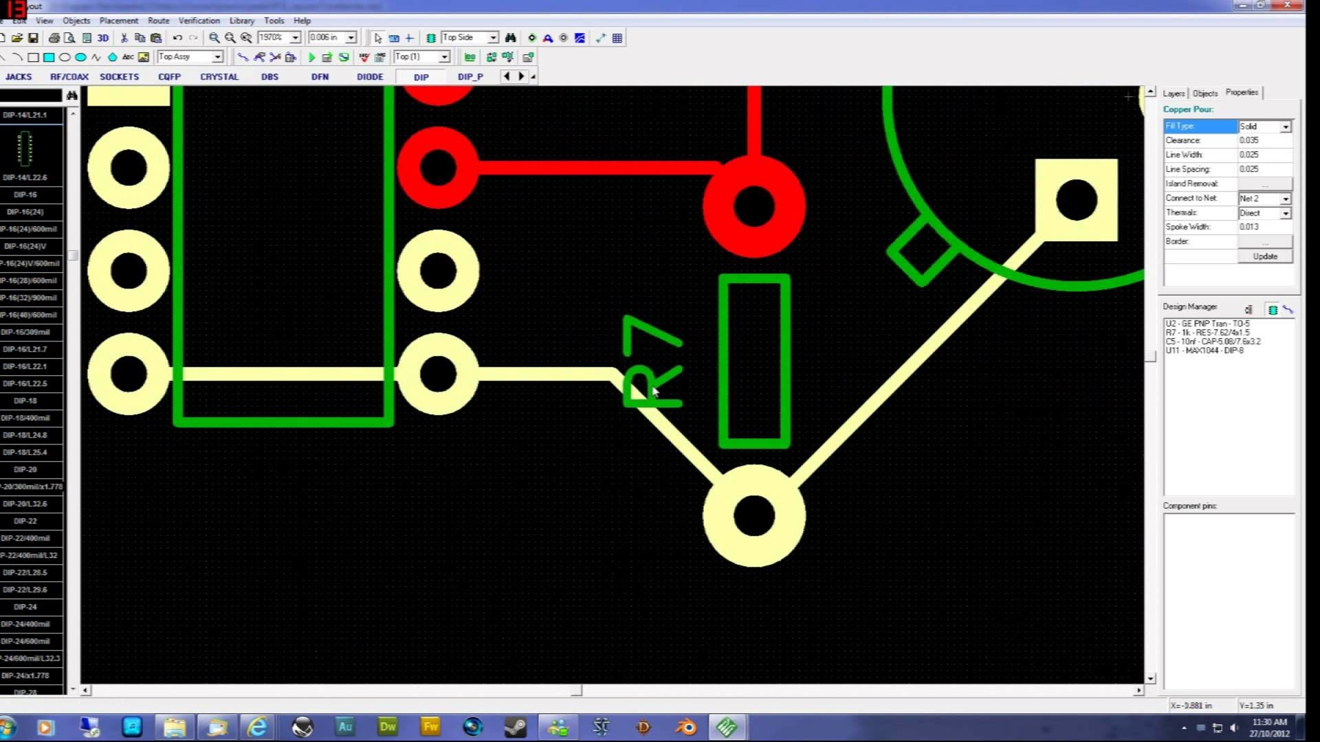 diptrace pcb design tutorial