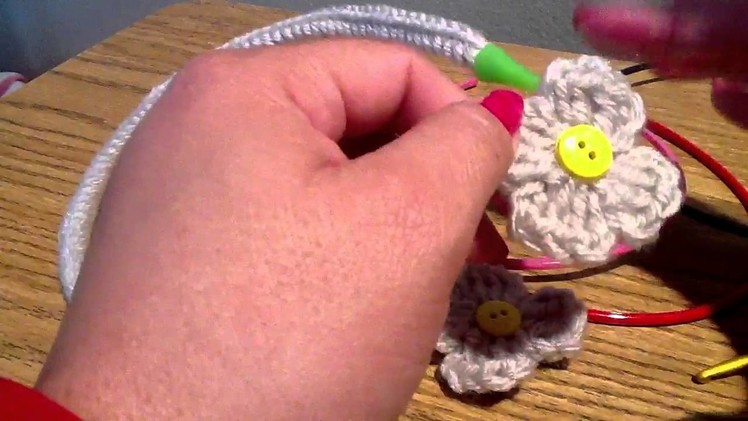 Crochet accessories para el  cabello video #2