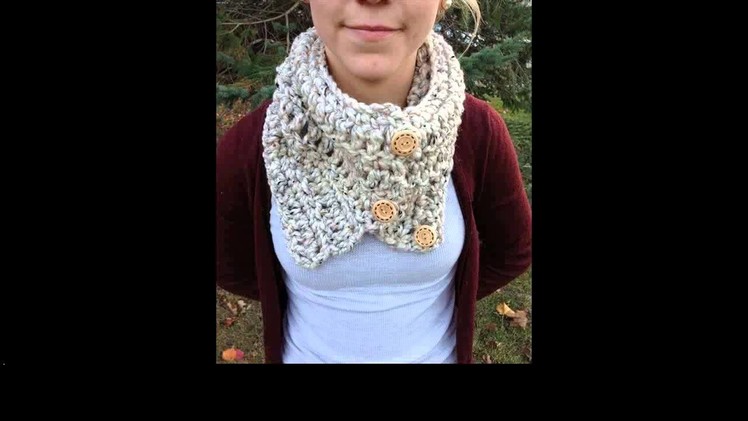 Crochet infinity scarf for beginners