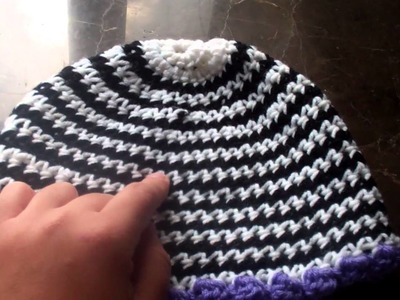 Crochet Zebra Beanie F.O.T.H.