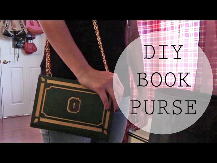 DIY Book Purse.Clutch.Secret Storage
