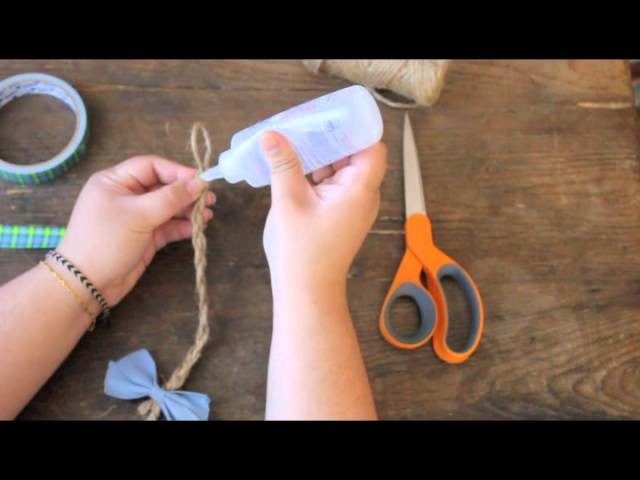 DIY: Braided Twine Bracelet