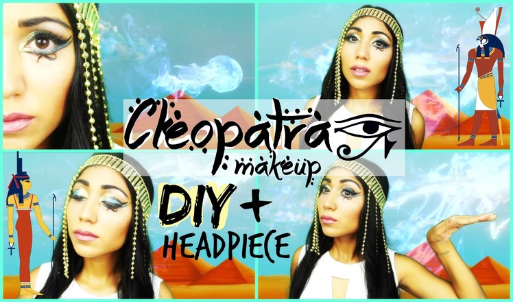 DIY Cleopatra Headpiece & Inspired Makeup