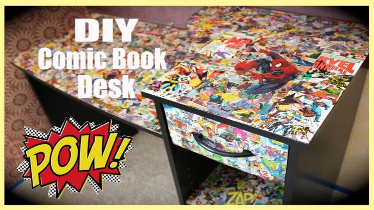 DIY Comic Book Desk
