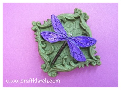 DIY Dragonfly Embellishment Craft How To