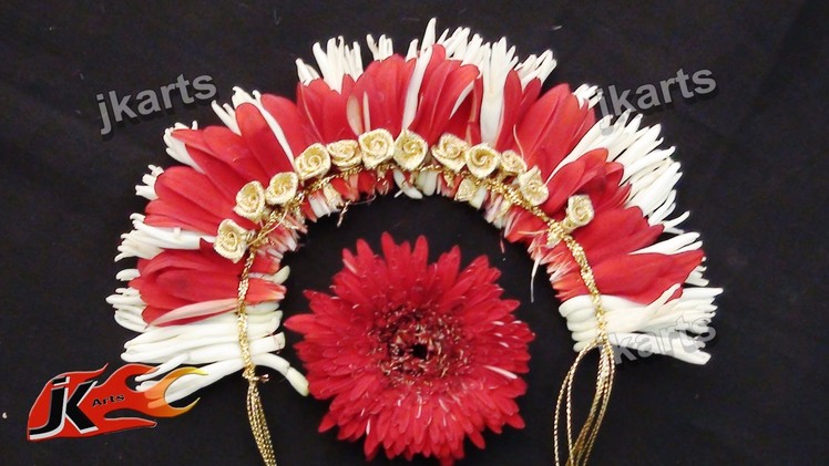 DIY Gajra. Veni. Flower Garland for Indian Wedding - JK Arts 185