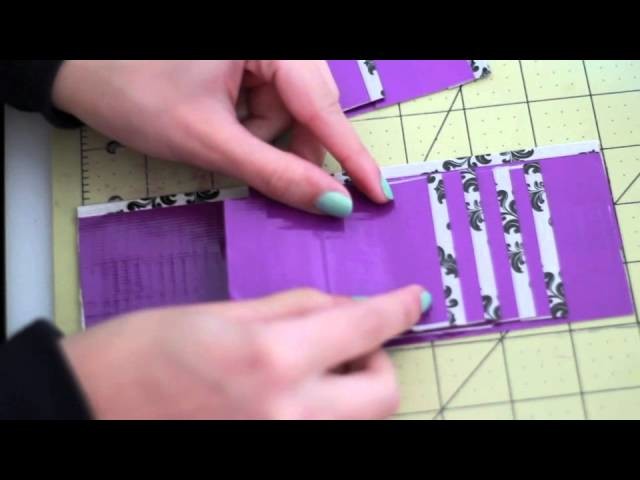 DIY: VERTICAL POCKETS ON A DUCT TAPE WALLET!