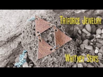 DIY Zelda Triforce Necklace by Whitney Sews