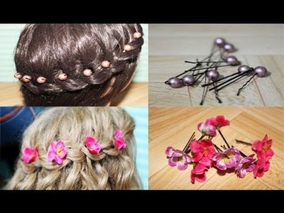 Easy DIY Flower and Beads Hair Accessories and Giveaway Winners