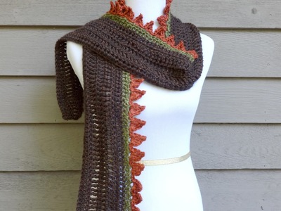 Episode 125: How To Crochet the Pumpkins on a Fence Scarf