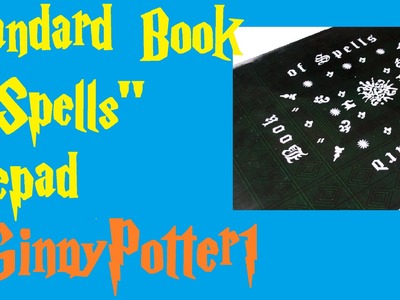 Harry Potter Crafts:"Standard Book Of Spells" Notepad