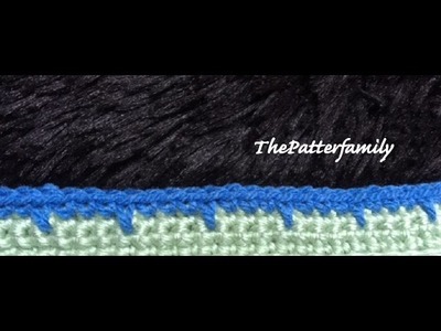 How to Crochet the Edge. Border. Trim Stitch Pattern #28  │ by ThePatterfamily