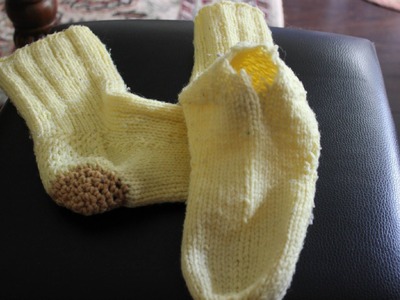 How to Darn Your Socks that has holes by Using the Crochet technique