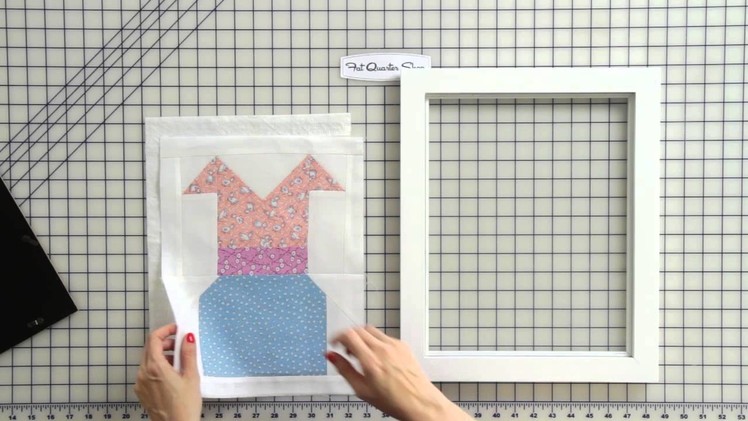 How to Frame a Quilt Block Easy DIY - Fat Quarter Shop