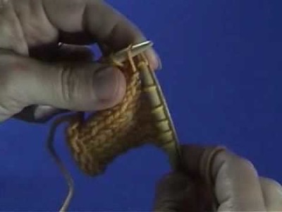 How to knit a stitch through the back loop