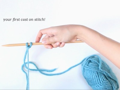 How to Knit - Easy Cast On