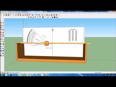 How to make a DIY arrow spine tester tutorial in Google Sketchup