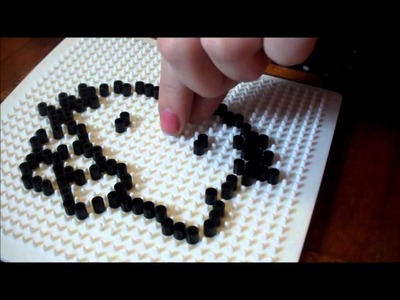 How to Make a Hama.Perler Bead Hello Kitty!
