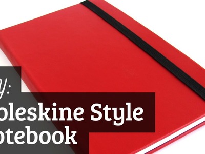 How to Make a Moleskine Style Notebook: Case Binding
