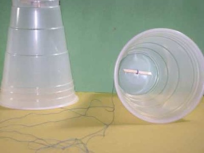 How to make a telephone with plastic cups - EP