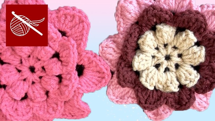 How to make an Irish Rose Crochet Flower Crochet Geek