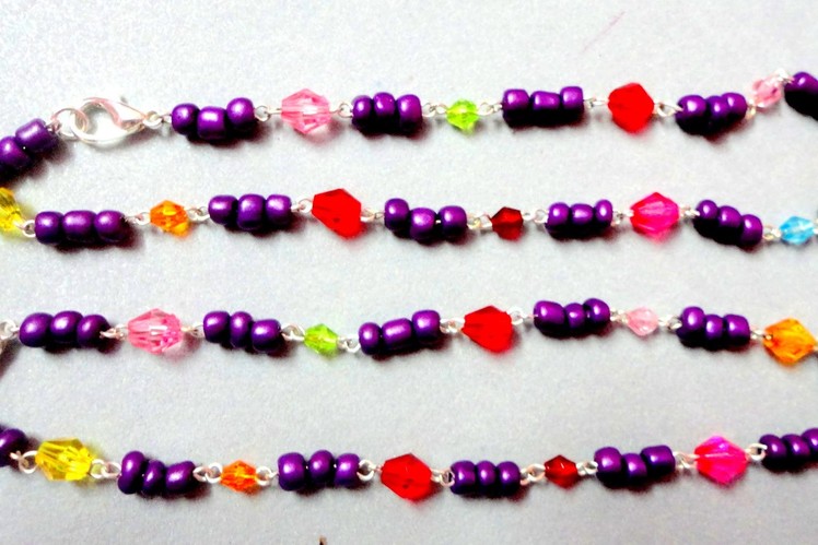 How To Make Anklet. Payal with Beads at Home