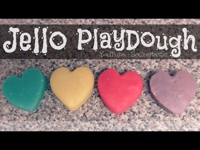 Jello Playdough - How To - Easy DIY PlayDoh